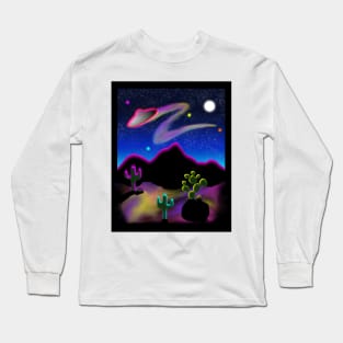 UFO Desert Party Long Sleeve T-Shirt